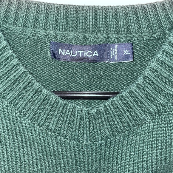 Green Nautica Crewneck Sweater - Picture 2 of 3